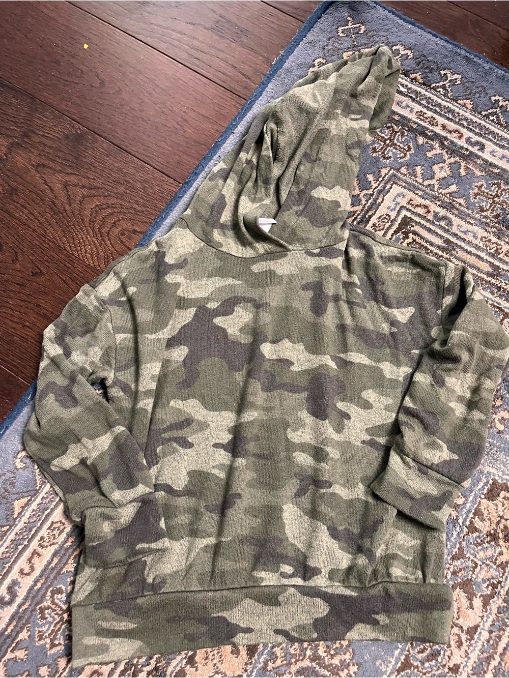 GAP Kids Camouflage Olive Green Hoodie